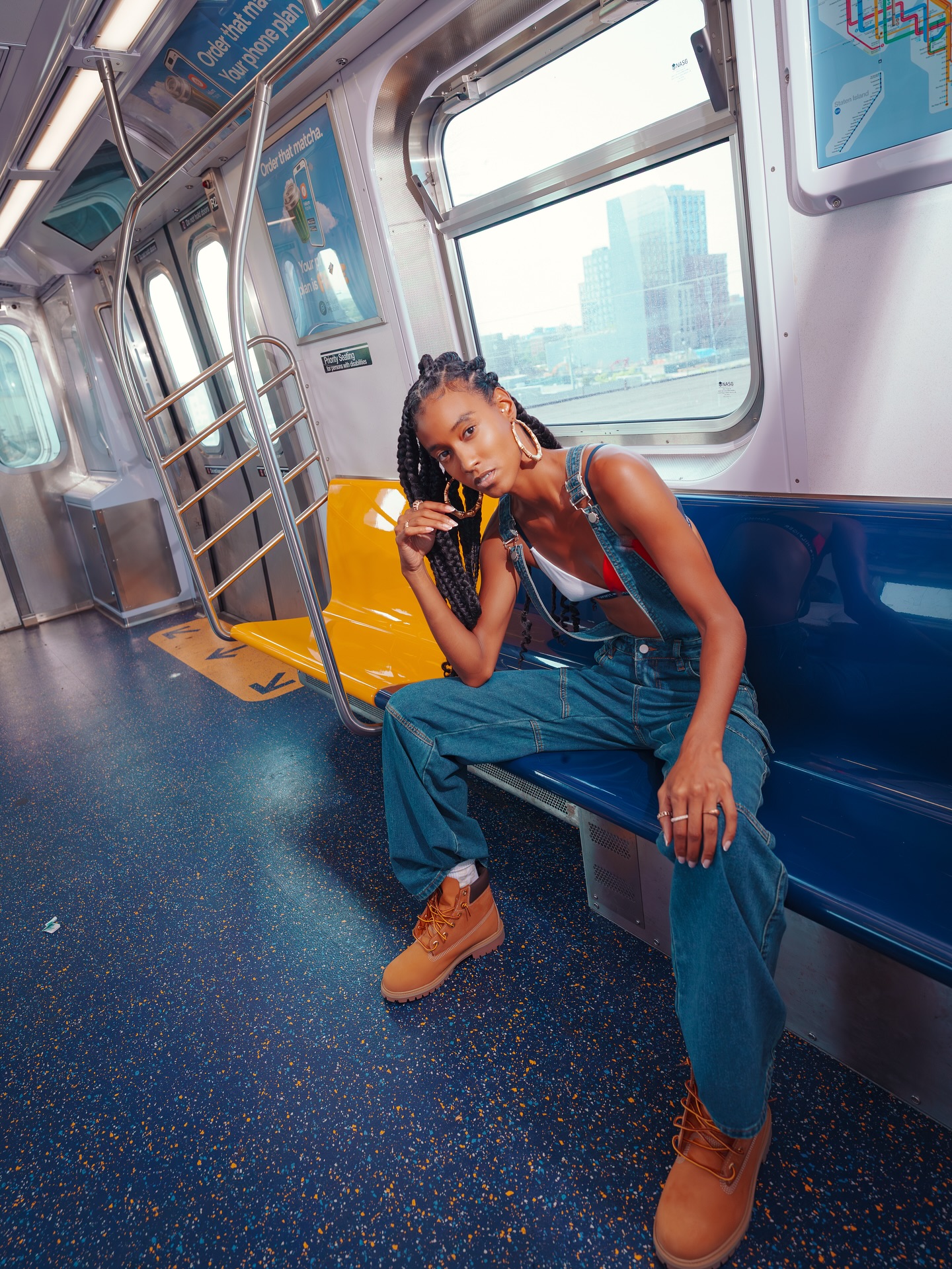 WCW Early 90s editorial shoot on 5th Avenue in NYC. Styled by me!