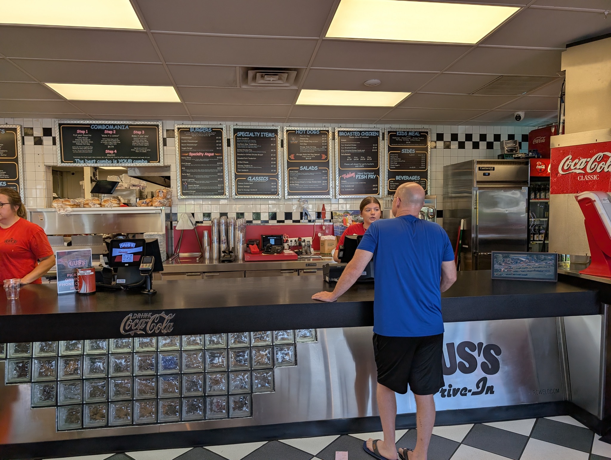 Gus's Drive In in East Troy, Wisconsin, serves great burgers and