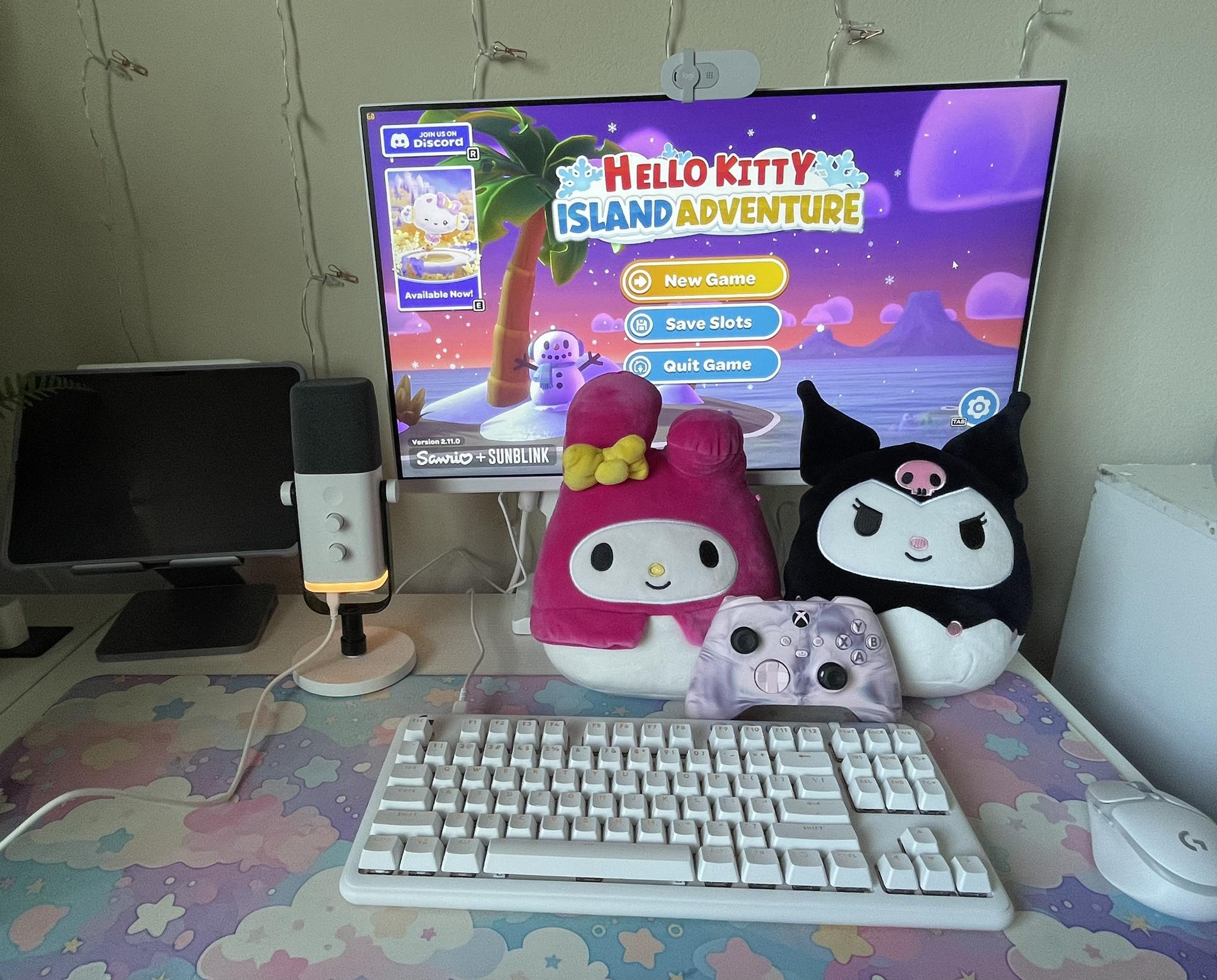 Kuromi gaming setup #kuromi #gamingsetup #desksetup #kawaiiaesthetic