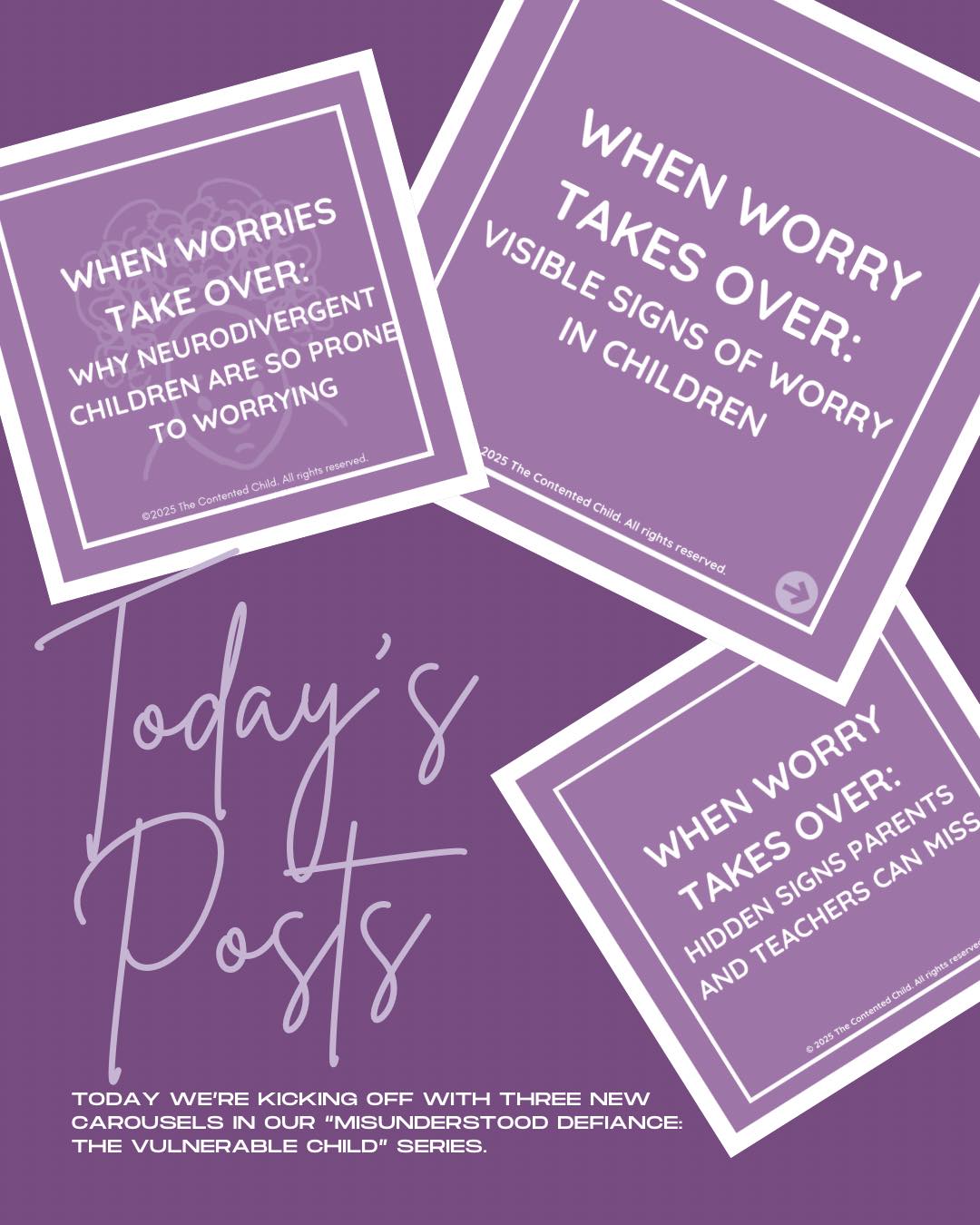 The Contented - “Today we’re starting a new 14-day series: When Worry ...