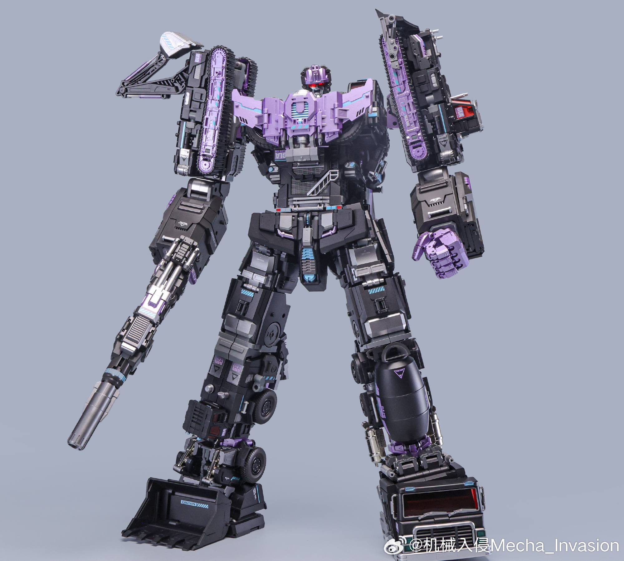 Mecha Invasion Giant Legion GLA Heavy Builder Black Limited