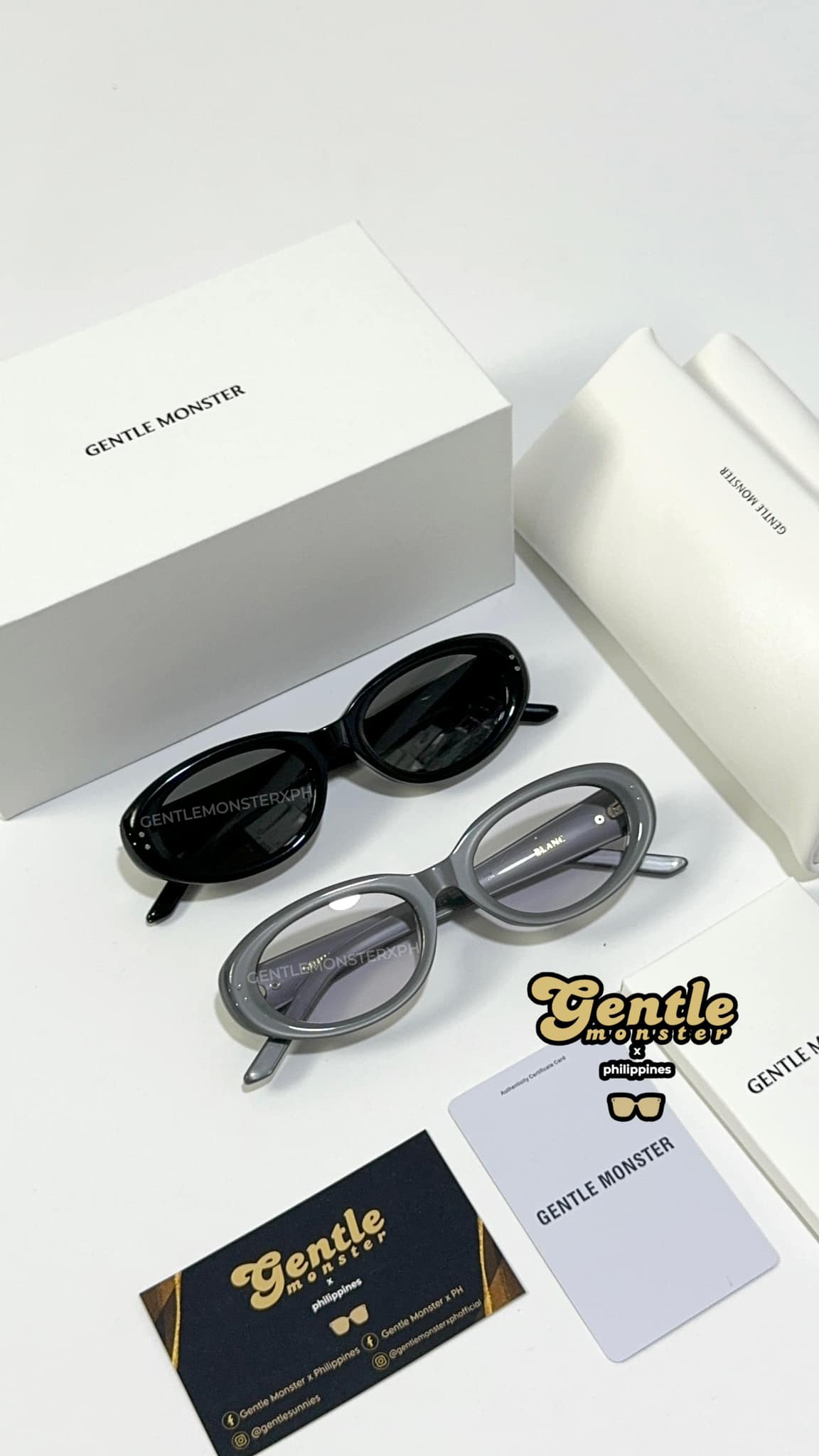 Gentle Monster Blanc 01 & Gentle Monster Blanc G13 Sunglass