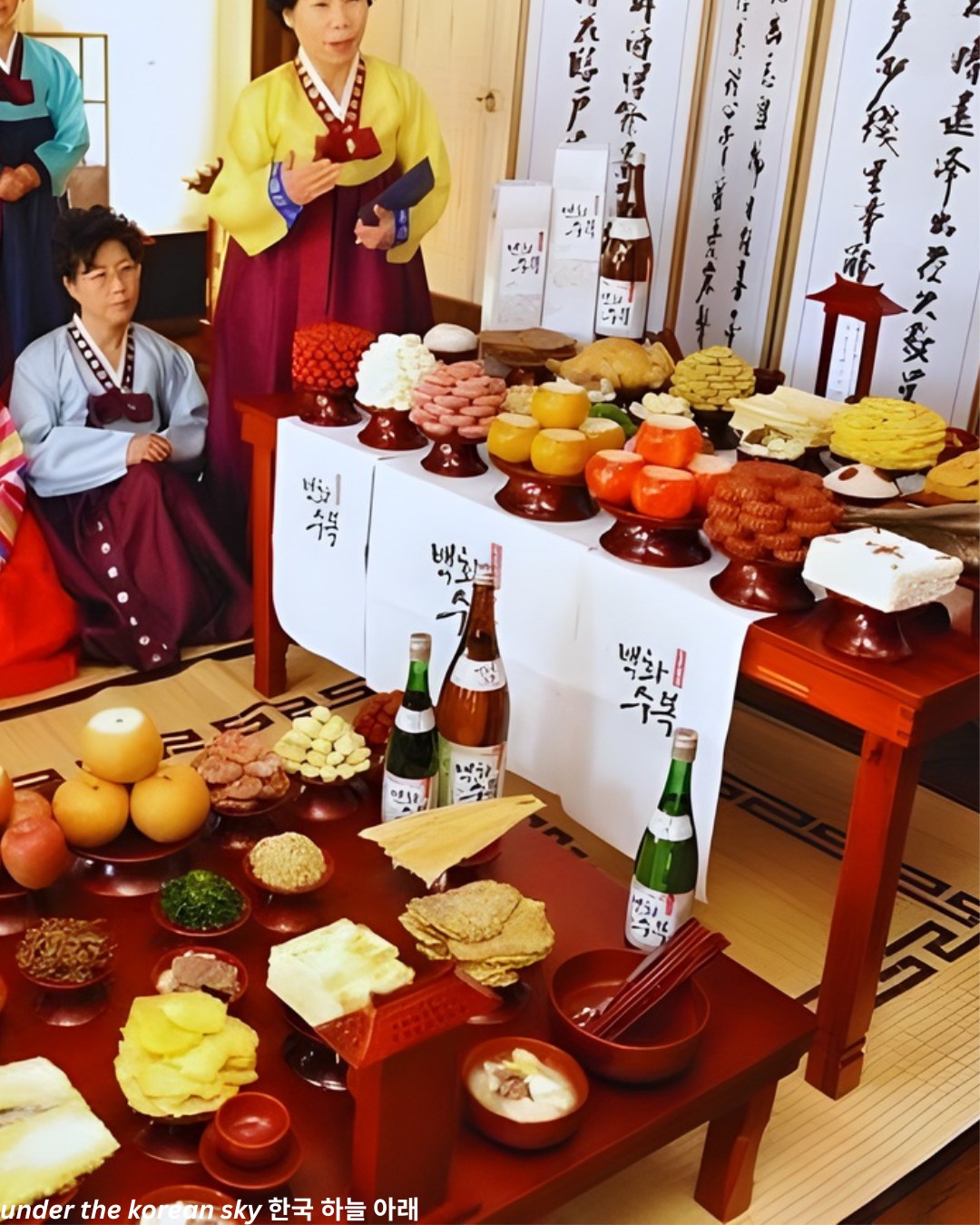 Under - 🌾🌾 오늘은 한국 전통의 정수, 맛있는 추석 음식을 함께 즐겨요! 💛 Today, let's celebrate ...