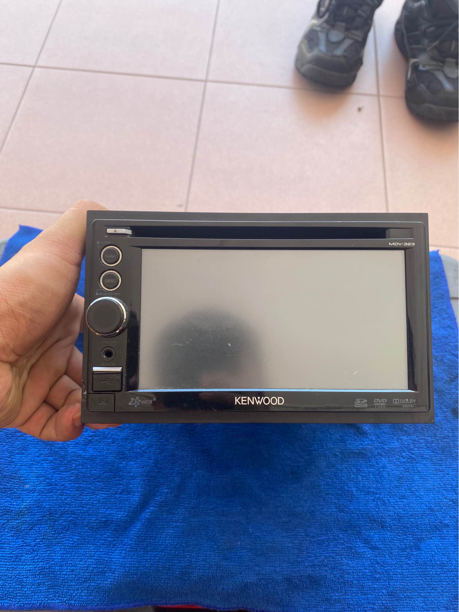 kENWOOD DRV-323 меу-яа KENWOOD DDOBY MDV-323 BV.OFF OFF NAVI SRC