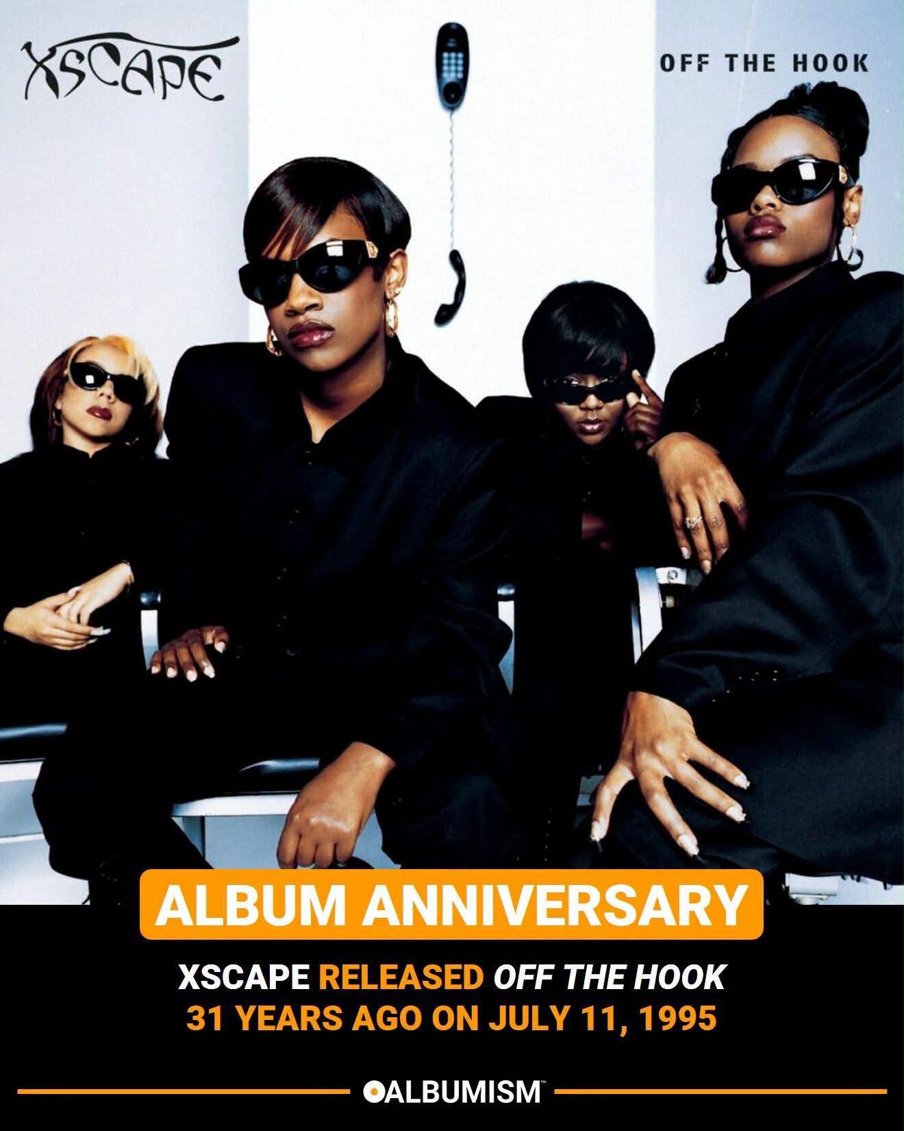 Xscape's released their 2nd album 'Off the Hook' 30 years ago today.