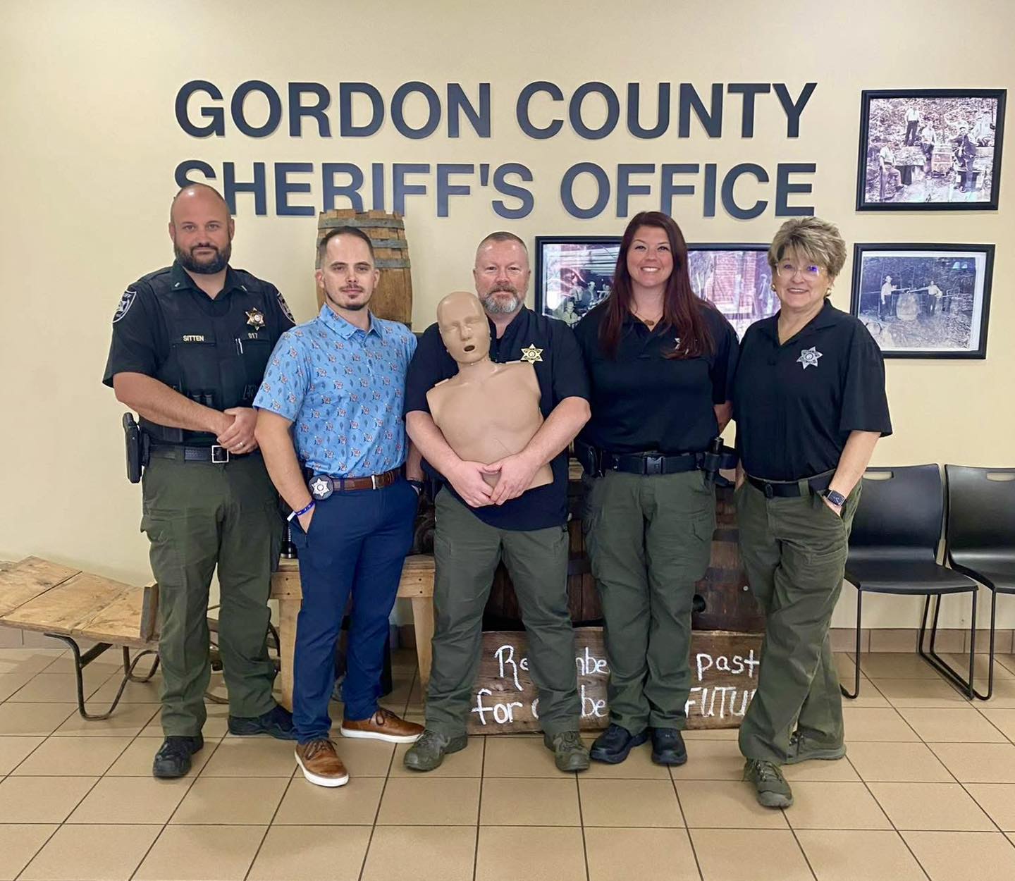 Gordon - SHERIFF’S STAFF COMPLETES C.P.R./FIRST AID TRAINING: Sheriff ...