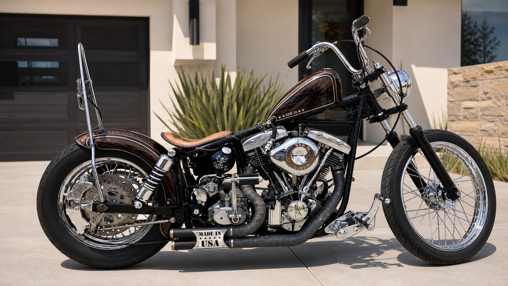 Resurrecting a '77 Harley Super Glide