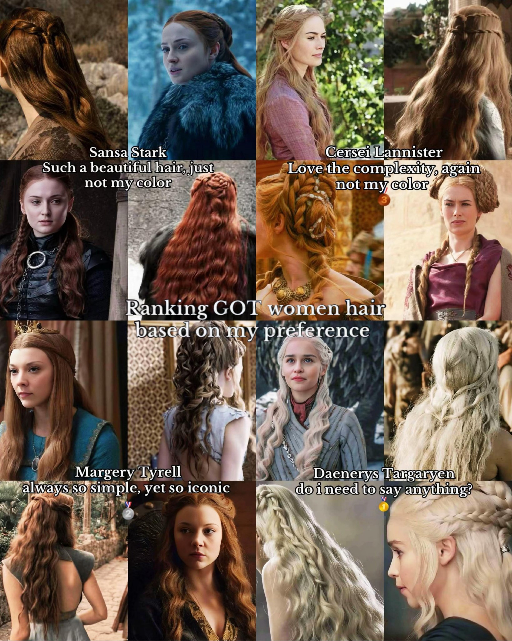 Targaryen - Who’s hair/hairstyle is your favorite ...