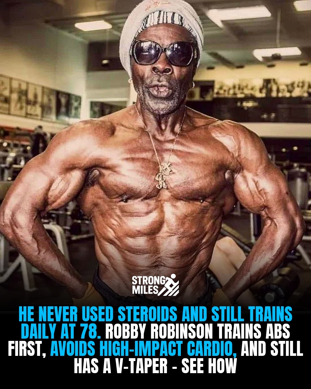 Robby Robinson: He is looking super fit at the age of 76