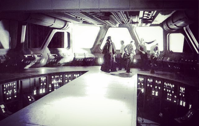 ZONA - Setting up a scene on the Executor’s Bridge set. #starwars # ...