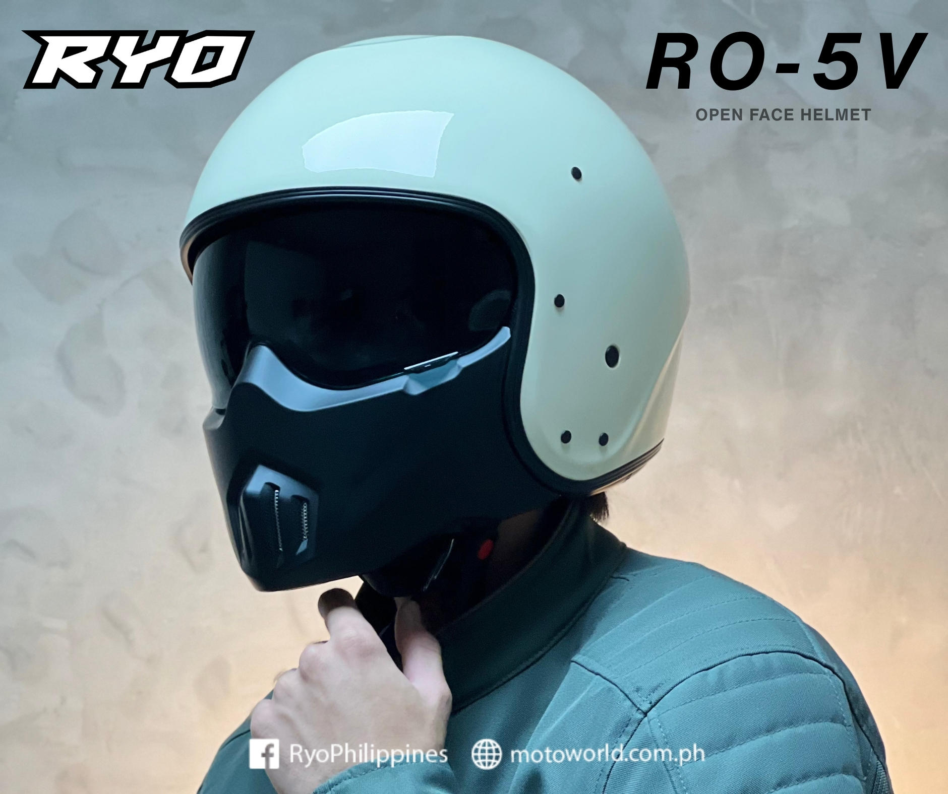 RYO - Ride easy, shine bright! 🏍️☀️ The RYO RO-5V Open Face Helmet is ...