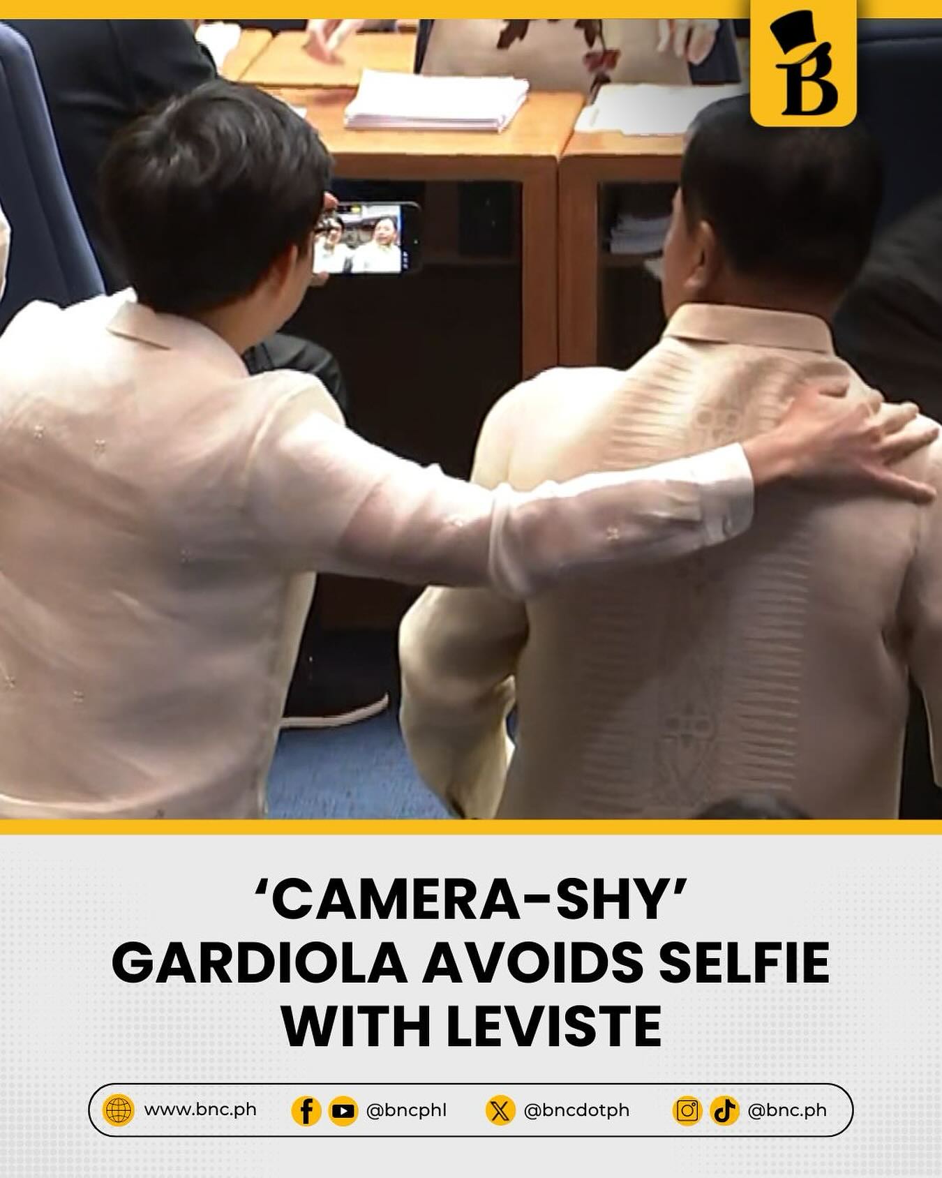 Bilyonaryo - SELFIE SNOB YARN?! CWS Rep. Edwin Gardiola, believed to be ...