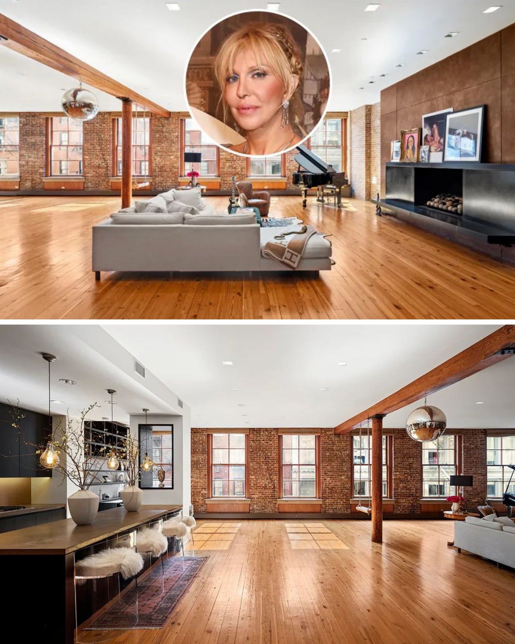 Florida - Courtney Love Lists Her Chic 30 Crosby Street Loft for $4.75 ...