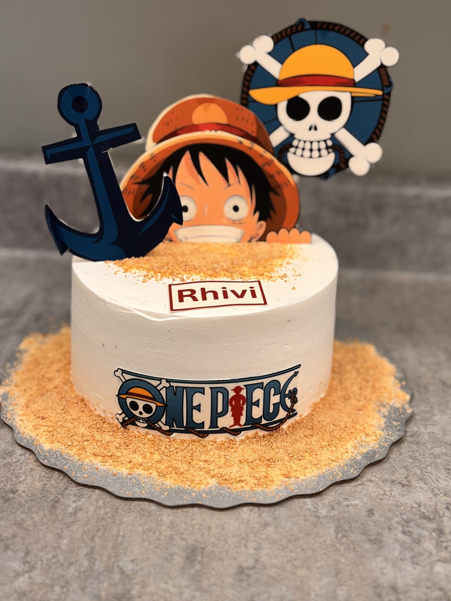 One piece cake for pirate party