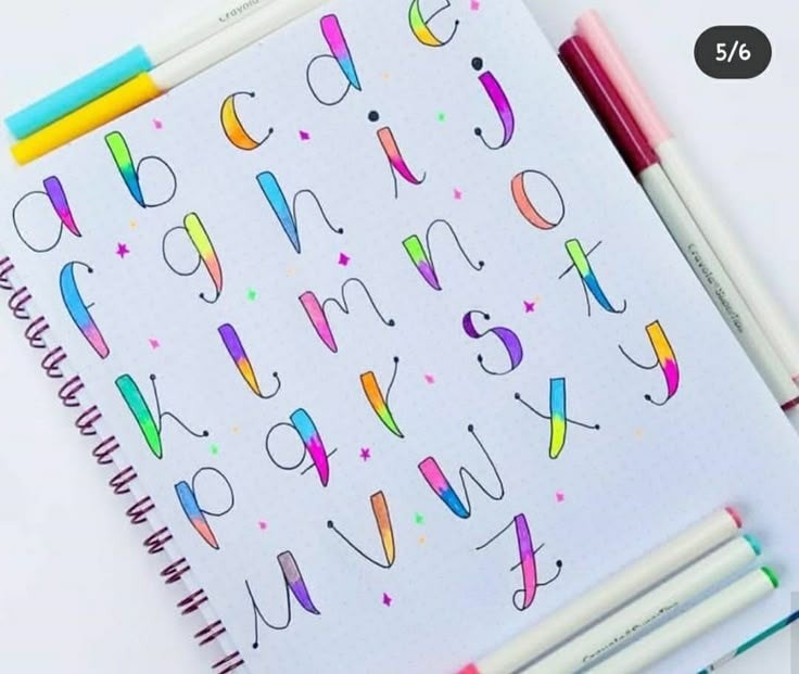 Letras finitas para recrear 🖍️🤩🎨 - El Rincón del Dibujo | Facebook