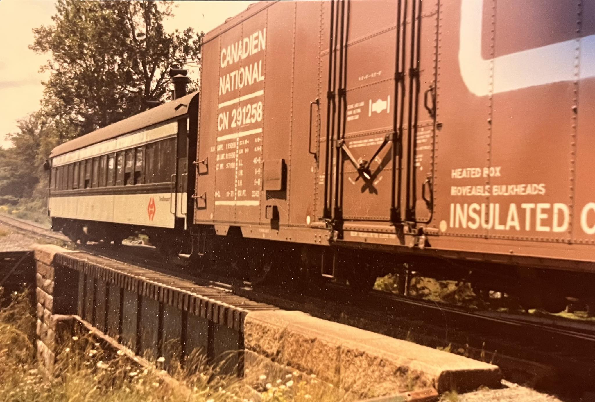 Unknown date & location. Terra Transport passenger car and CN