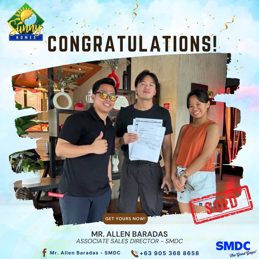 Mr. Allen Baradas - SMDC | Pasay City
