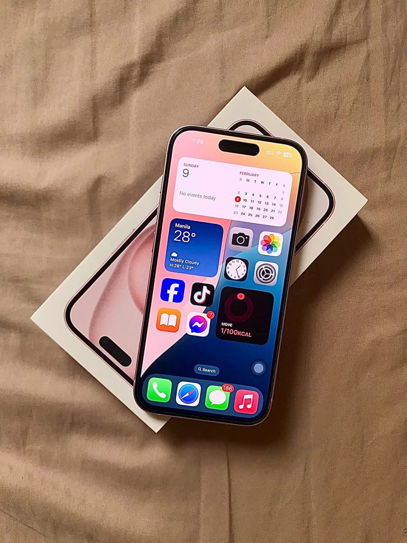 sale or swap iPhone 15 256gb 98% battery health ? % smooth no 