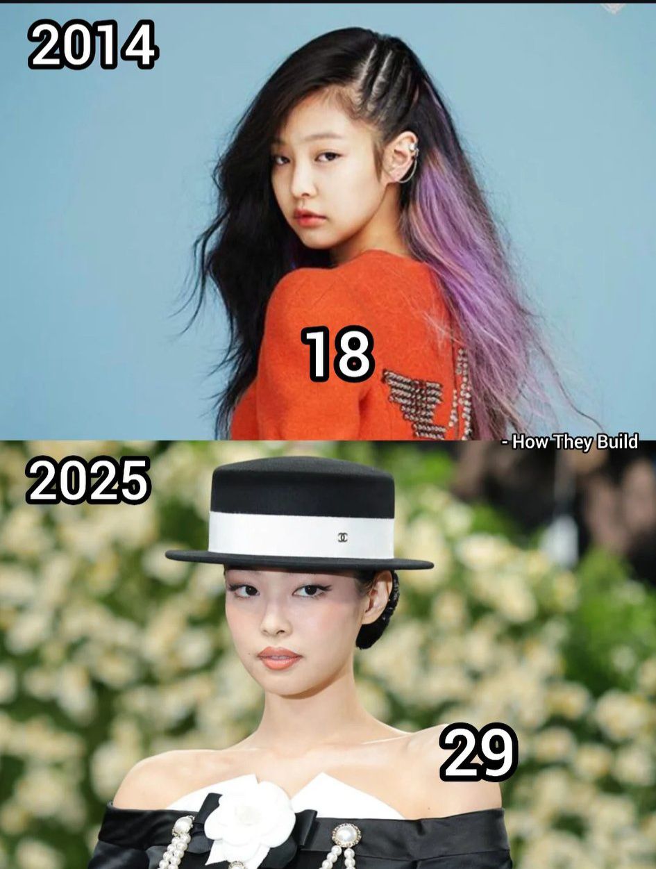 Kim Jennie then and now 😍 2014 18 2025 -HowTheyBuild How They