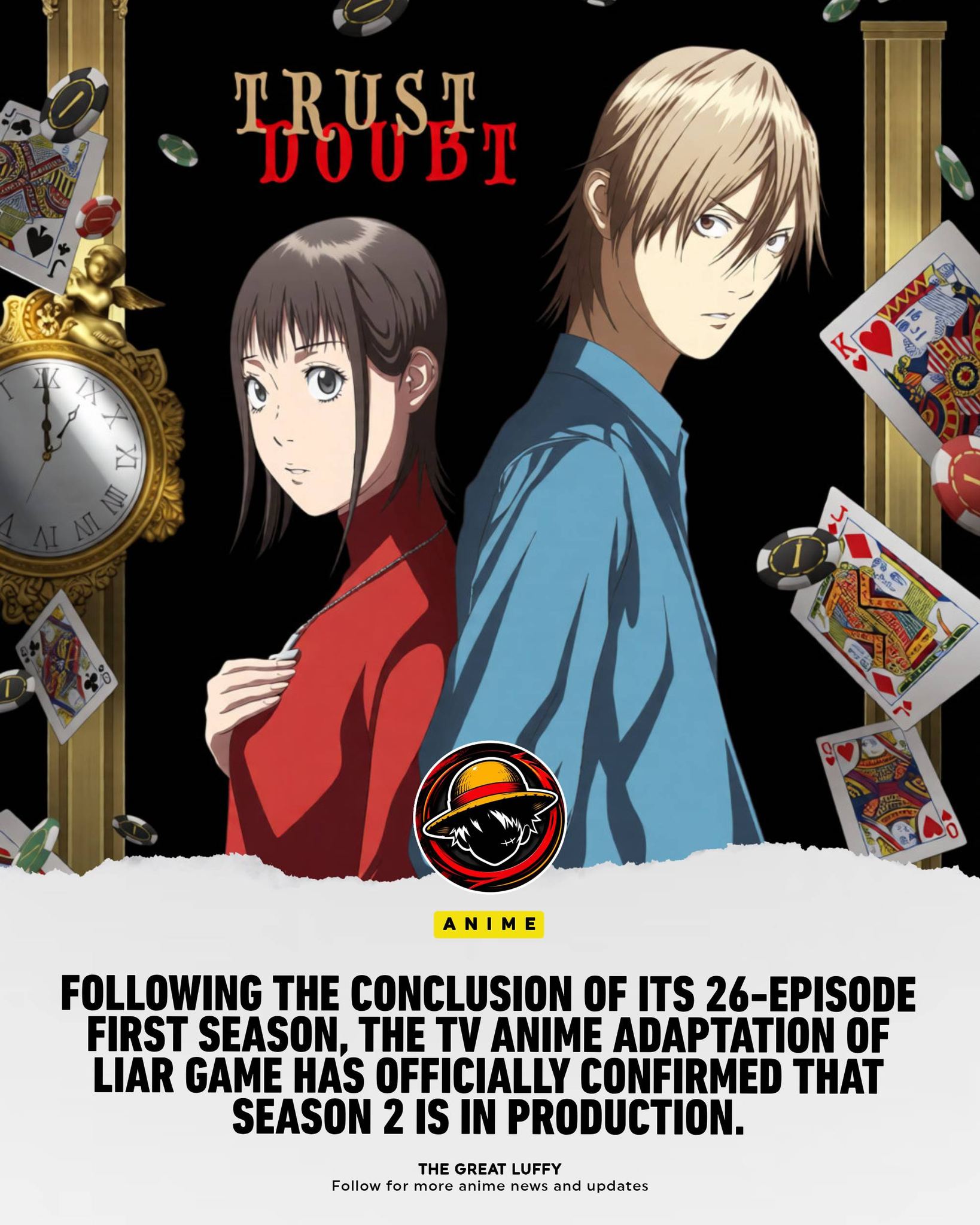 Liar Game season 2 confirmed in production