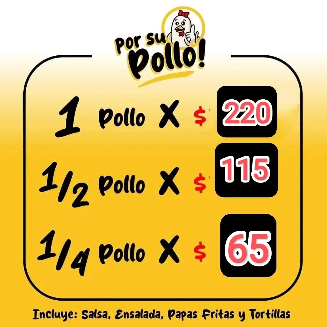 Por Su Pollo - Pollos Asados al carbon | Culiacán
