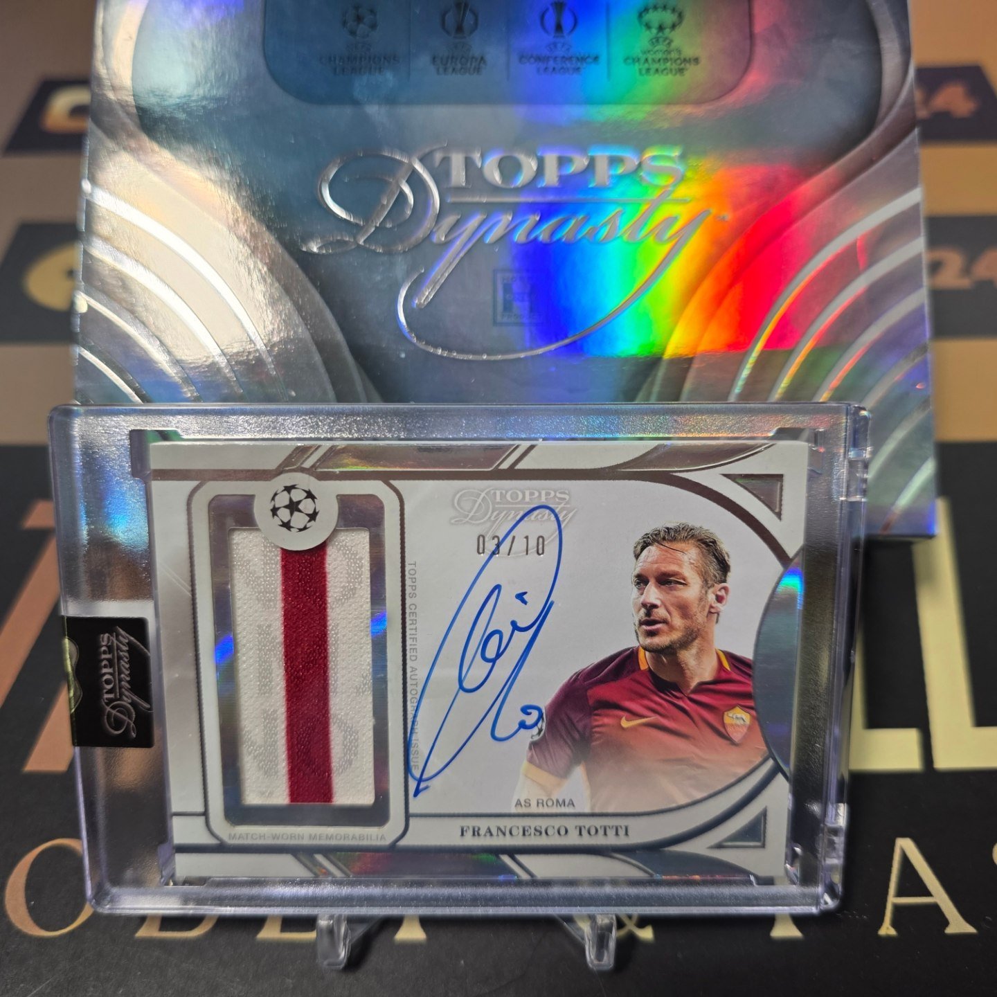 Francesco Totti Topps Dynasty autograph patch card 3/10 ?