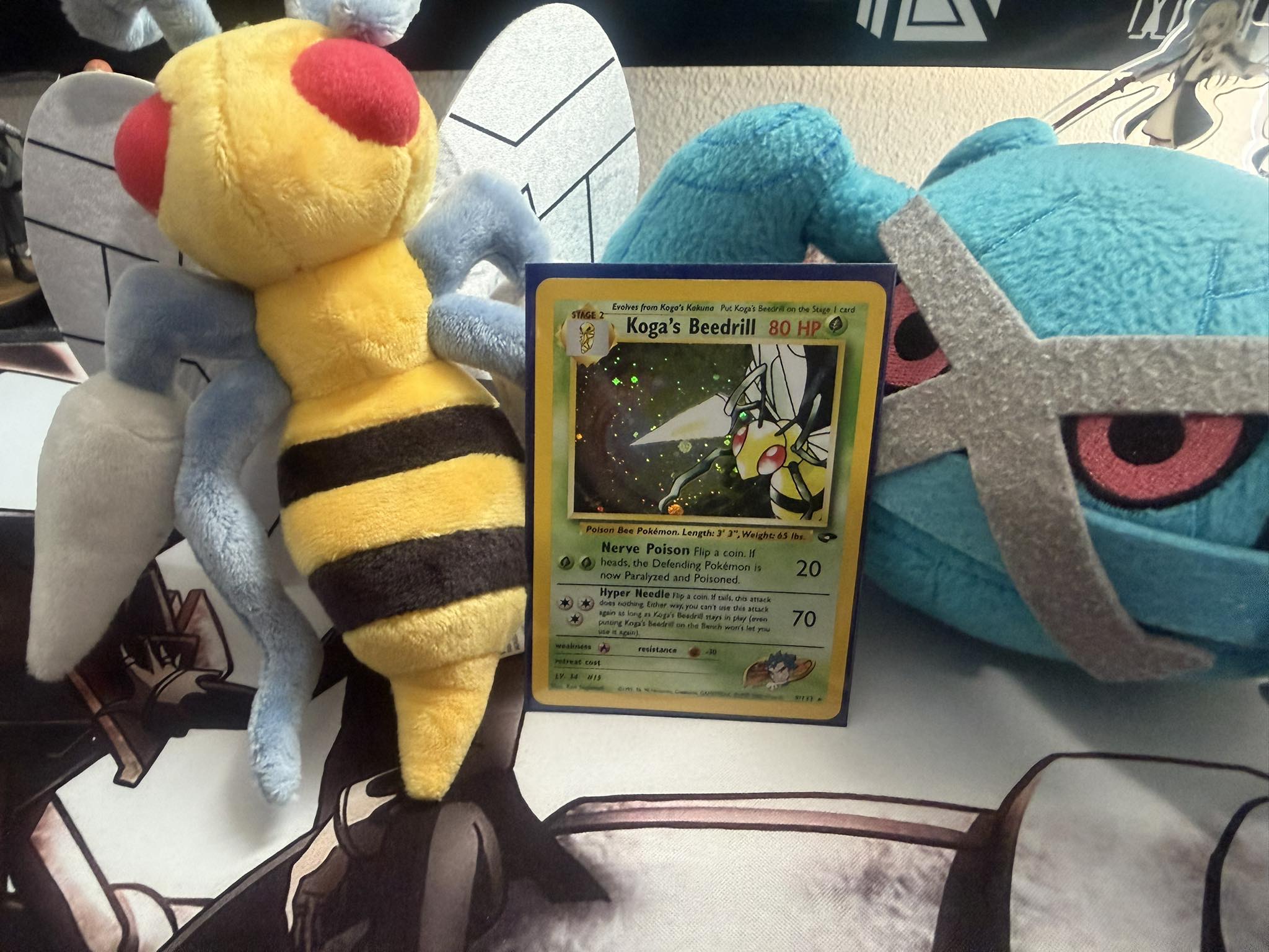 Rare 1999 Pokemon Beedrill error card