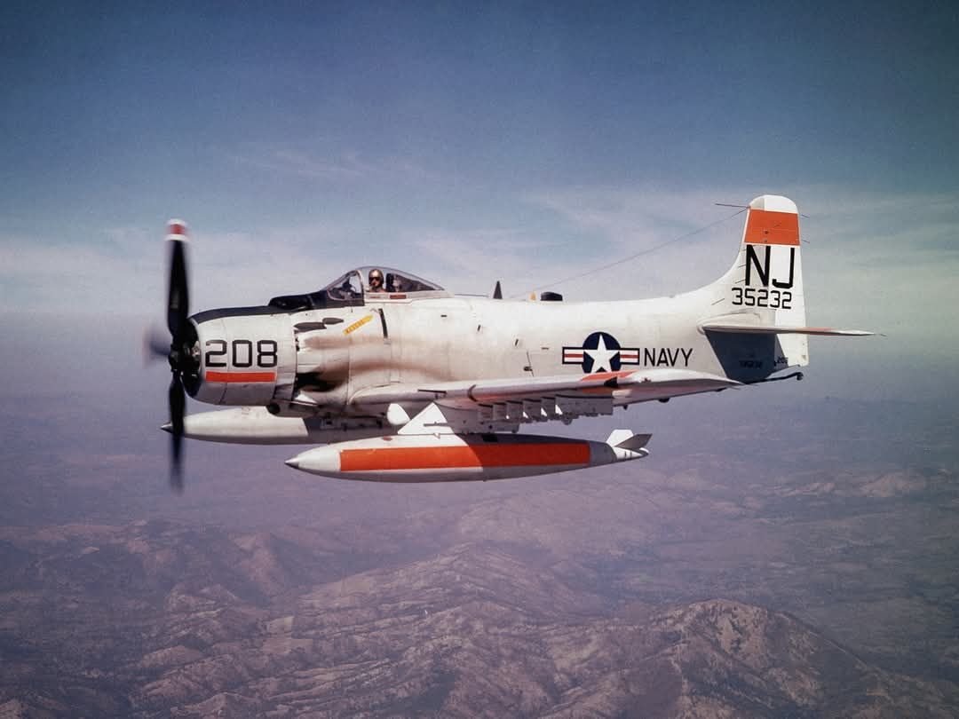 The Douglas AD-6 Skyraider, later known as the A-1H, was a