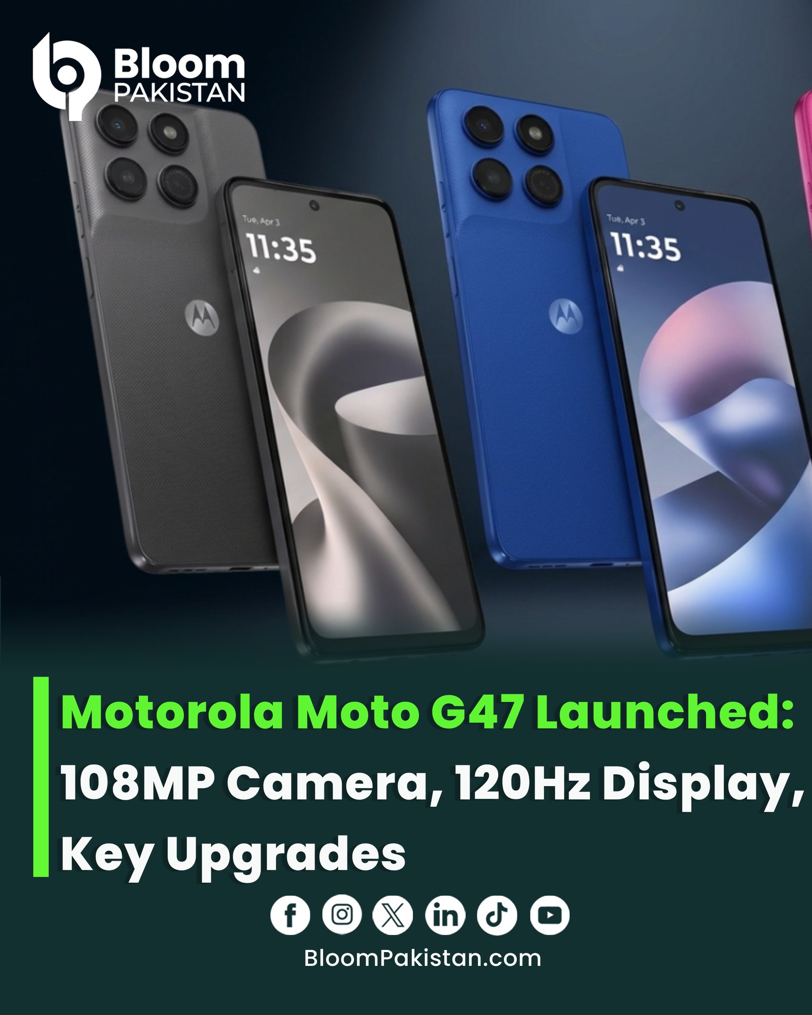 Motorola has expanded its mid-range smartphone lineup with the