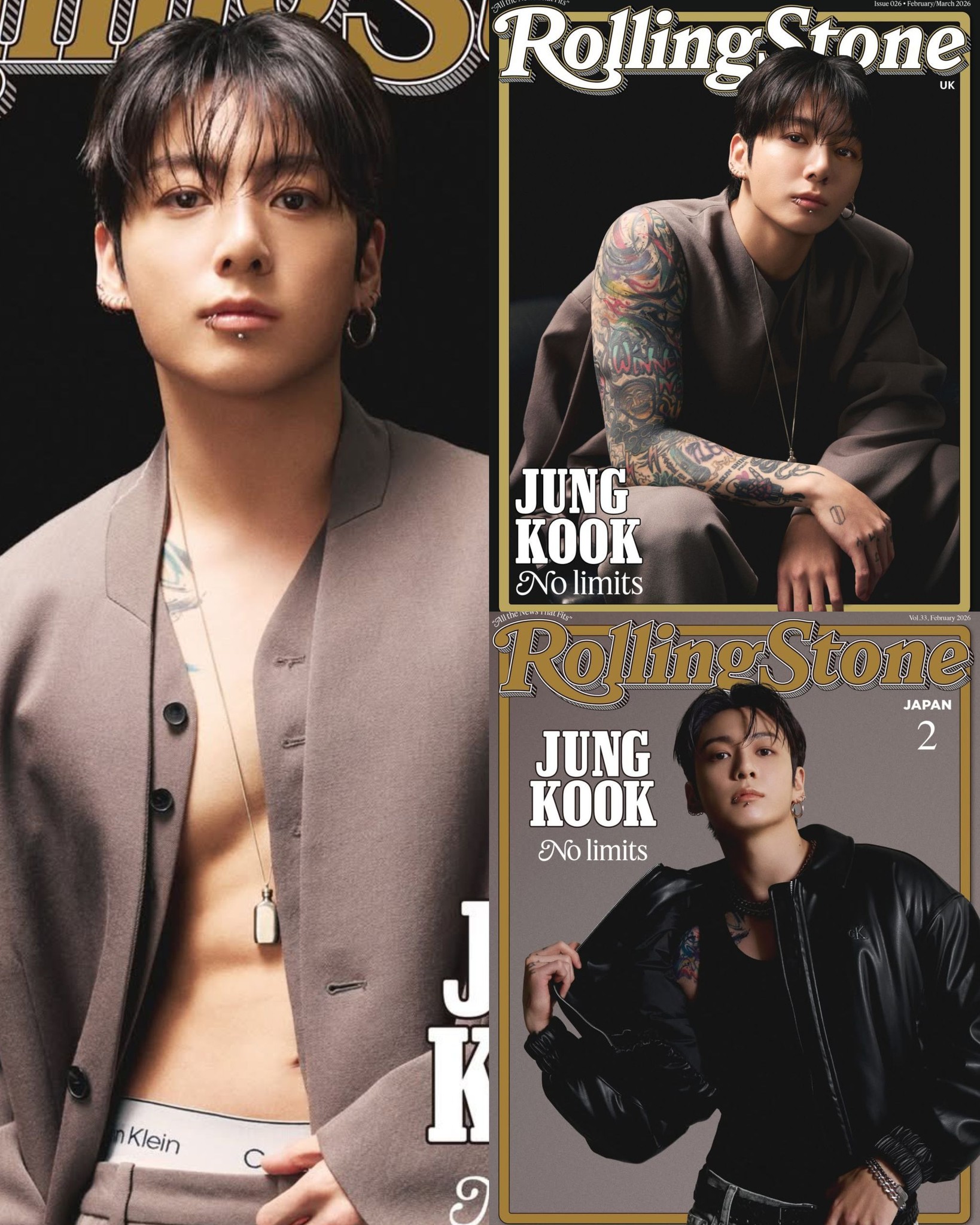 Jung Kook for Rolling Stone's May 2026 cover 💜