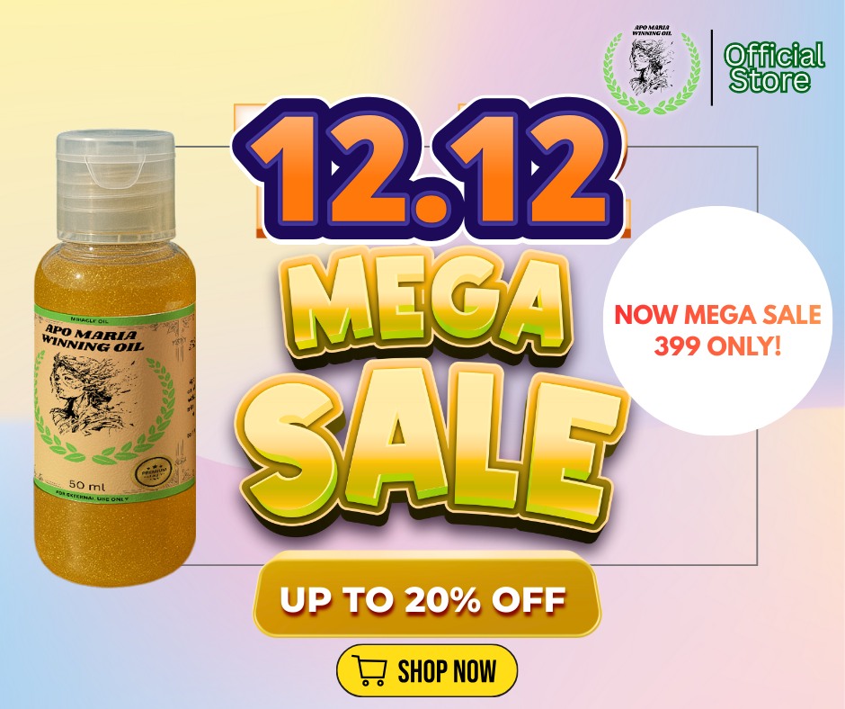Apo - Your daily panalo is here! Apo Maria Winning Oil at special 12.12 ...