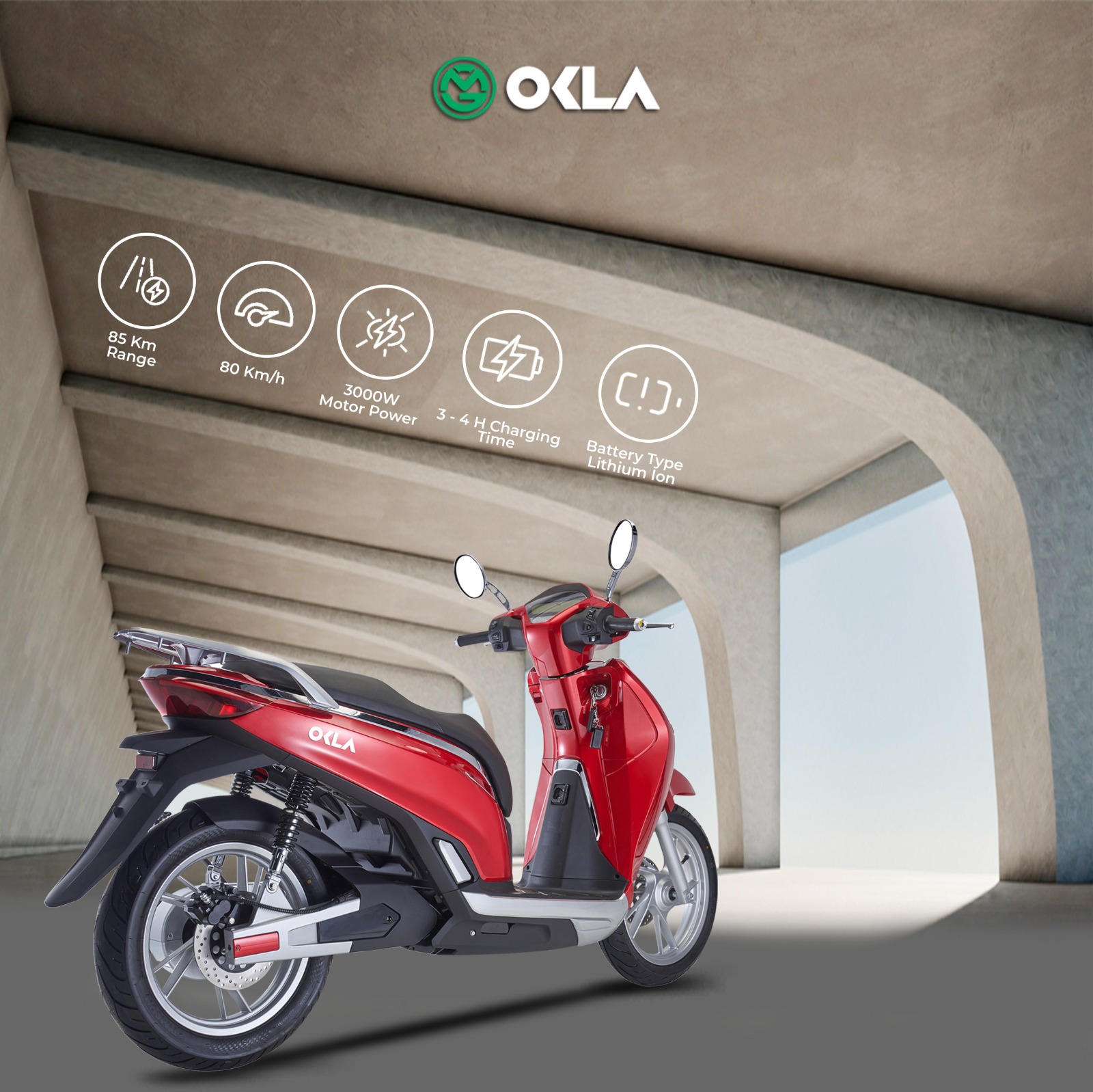 OKLA Pakistan - OVA – 3000 Watt Motor and Lithium-Ion... | Facebook