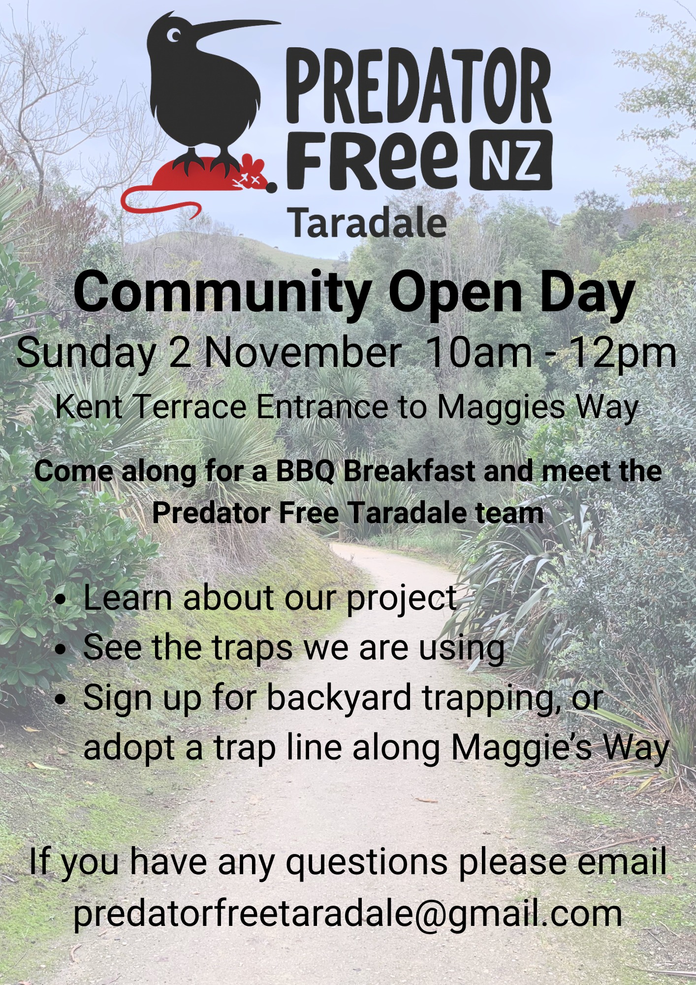 Biodiversity - 🌿Join Predator Free Taradale on Sunday for a community ...