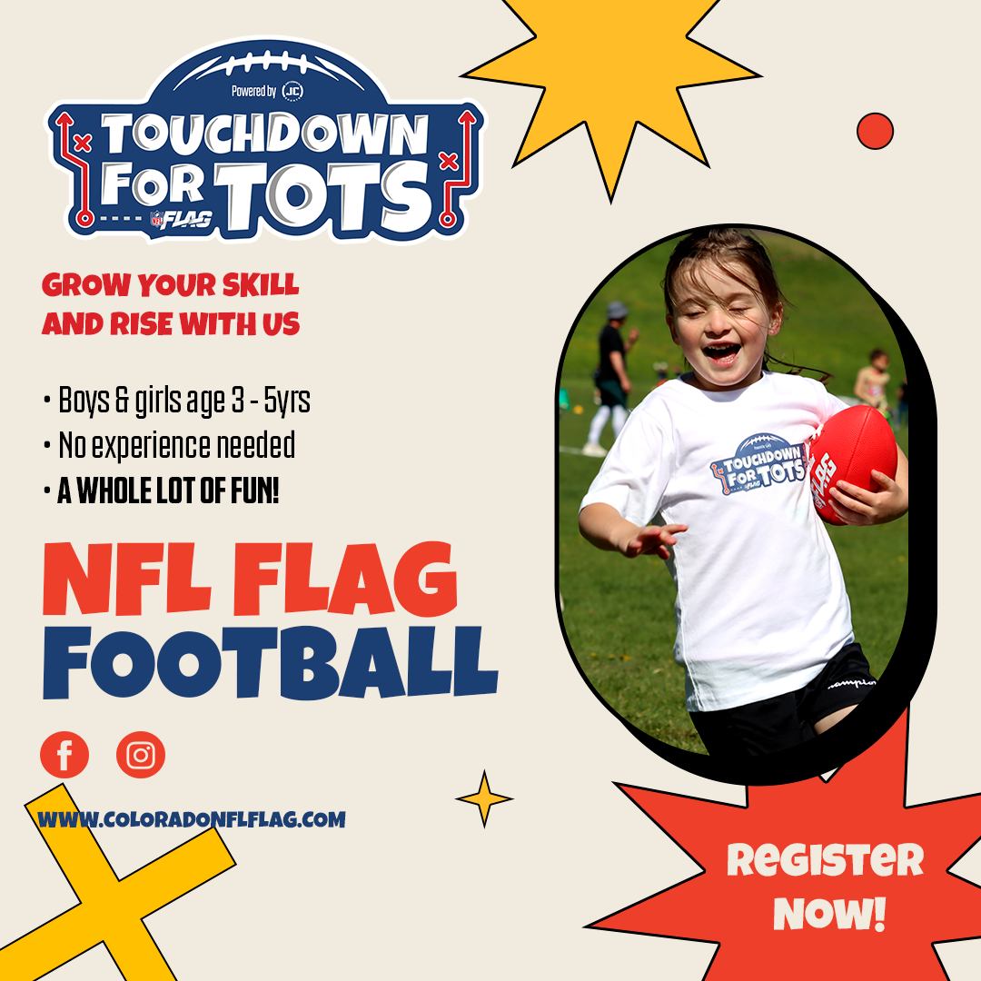 Colorado - 🏈 Introducing Touchdown for Tots! 🏈 Colorado NFL FLAG and ...