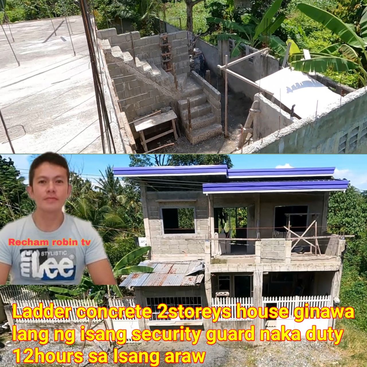 Recham - Concrete ladder for 2storeys house ininstol lang ng isang ...