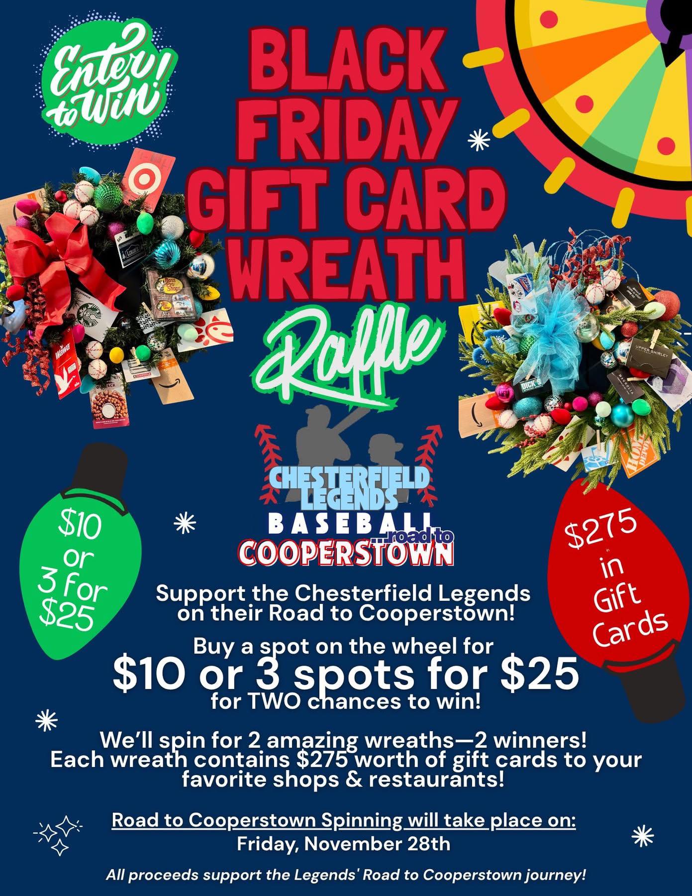 Chesterfield - The Christmas Wreath drawing is this Friday! If you have ...