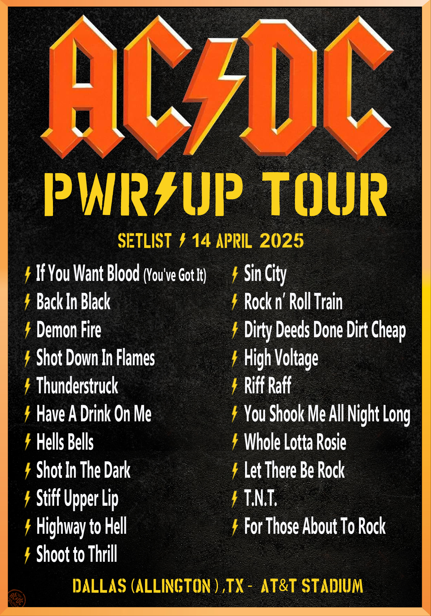 🔥 SAN ANTONIO LISTEN UP🔥 ⚡AC/DC PWR⚡ UP TOUR with The Pretty