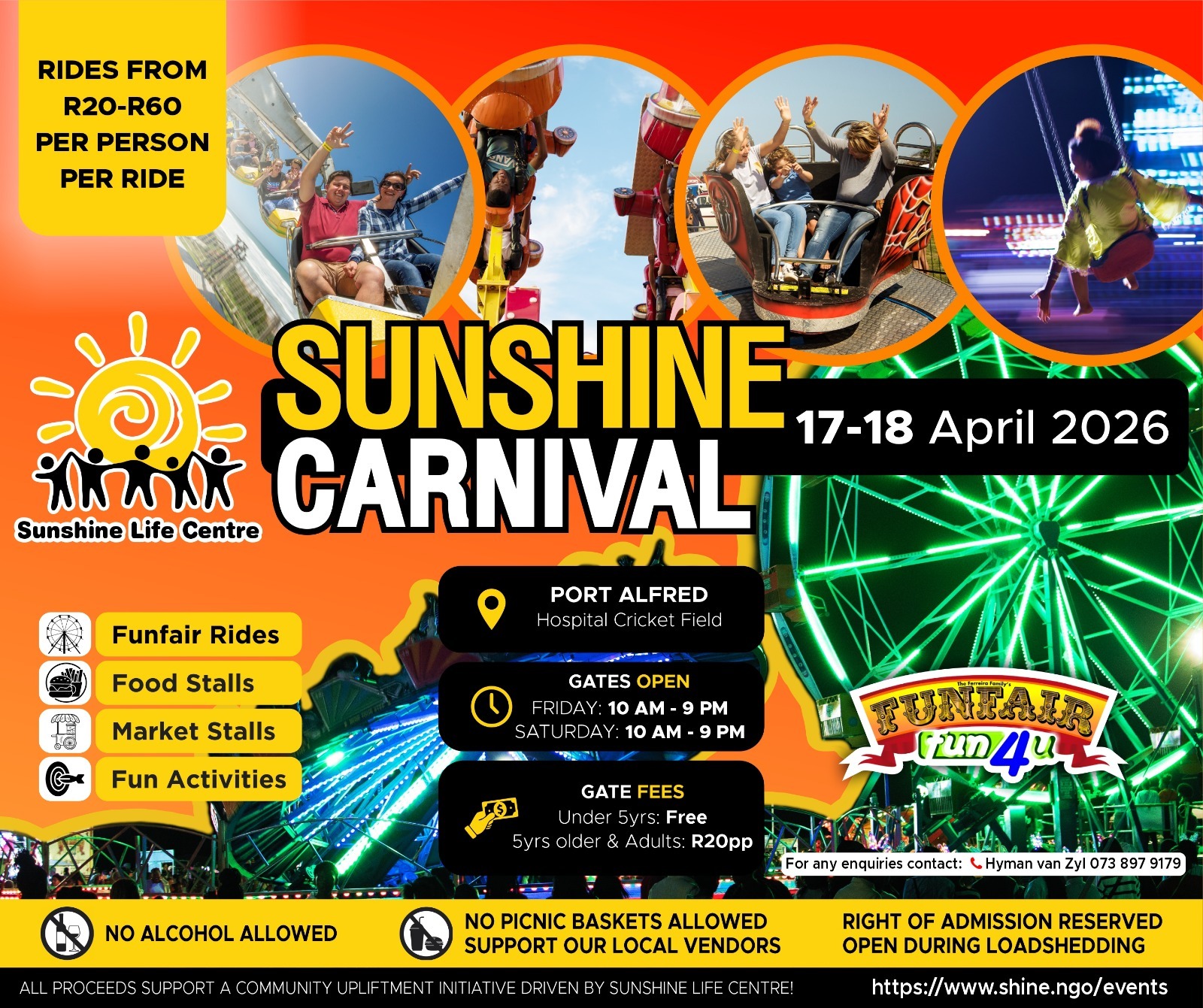Sunshine - 🎡 SUNSHINE CARNIVAL 2026 – DETAILS ARE HERE! 🎡 Get ready ...