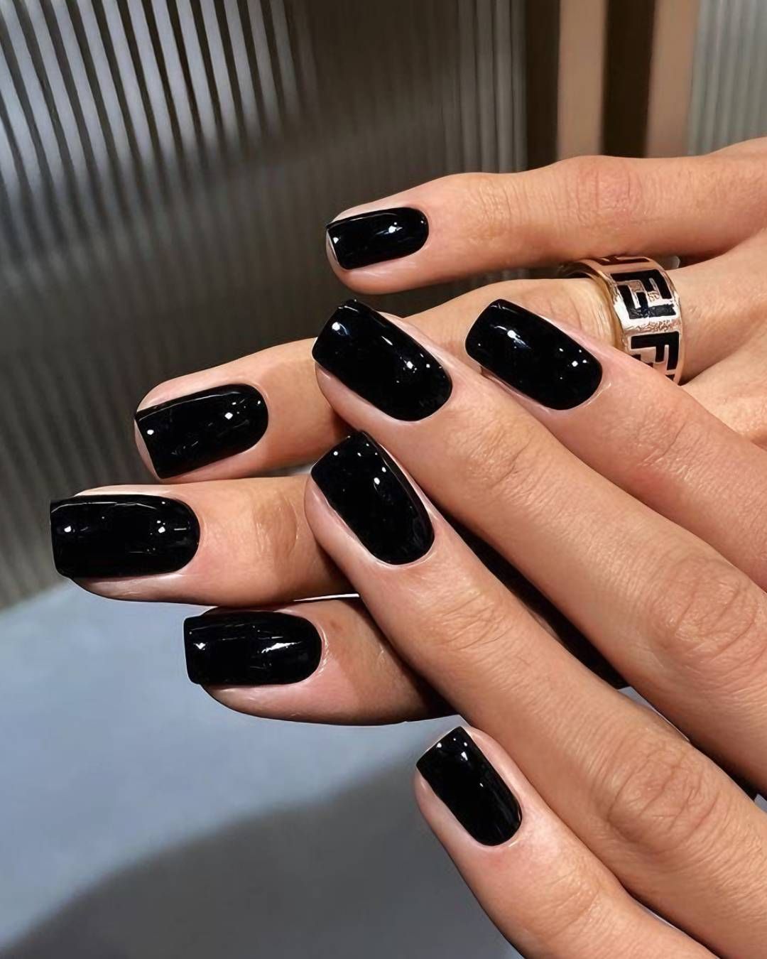 classy nail polish for black dress Dark ideas dresses what color nails with black dress Flattering Brie Backless Strapless Reporting: ecomreplenimages If short Color:Storm Gray