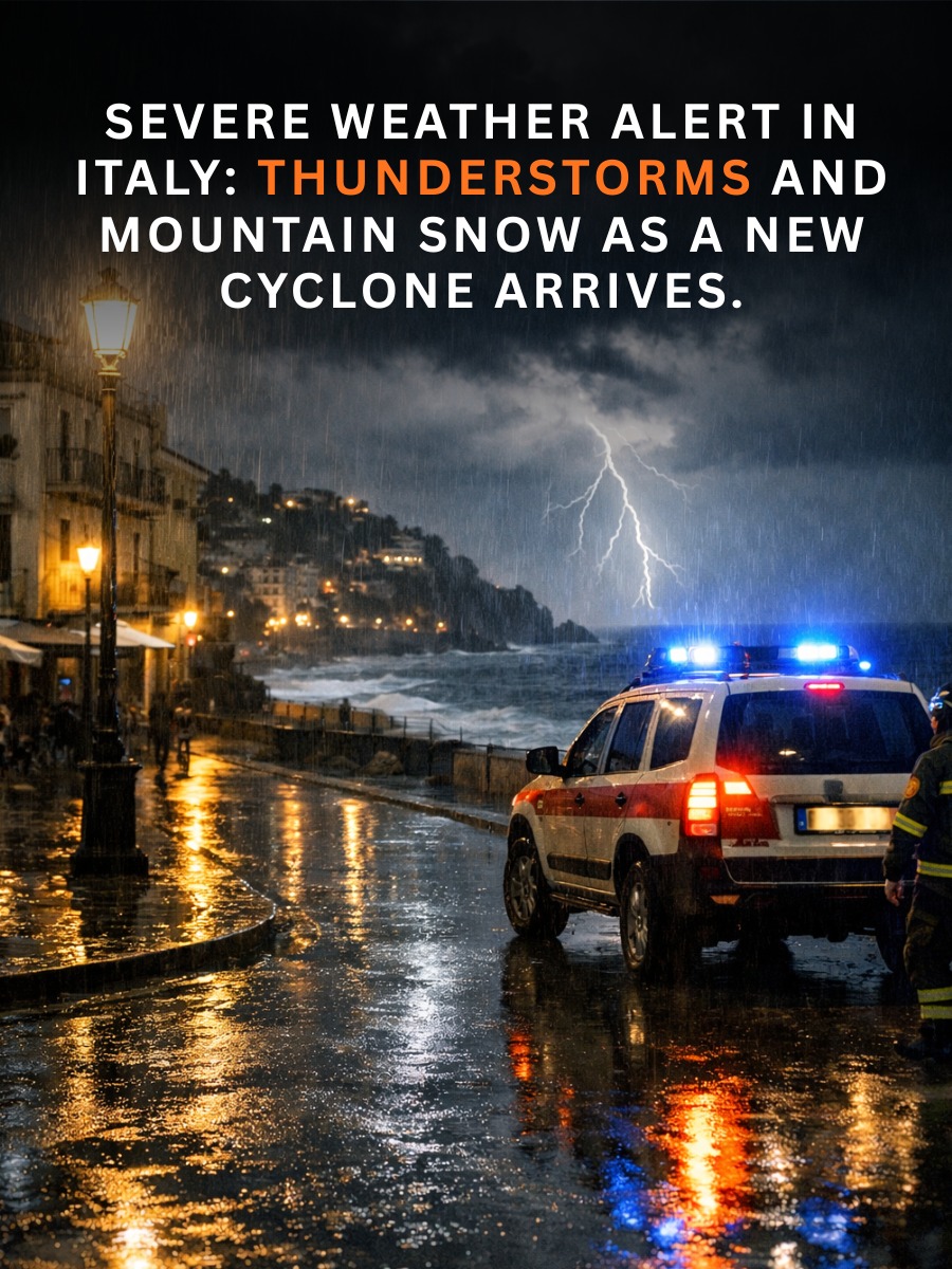 I Love - Severe weather alert in Italy: t hunderstorms and mountain ...