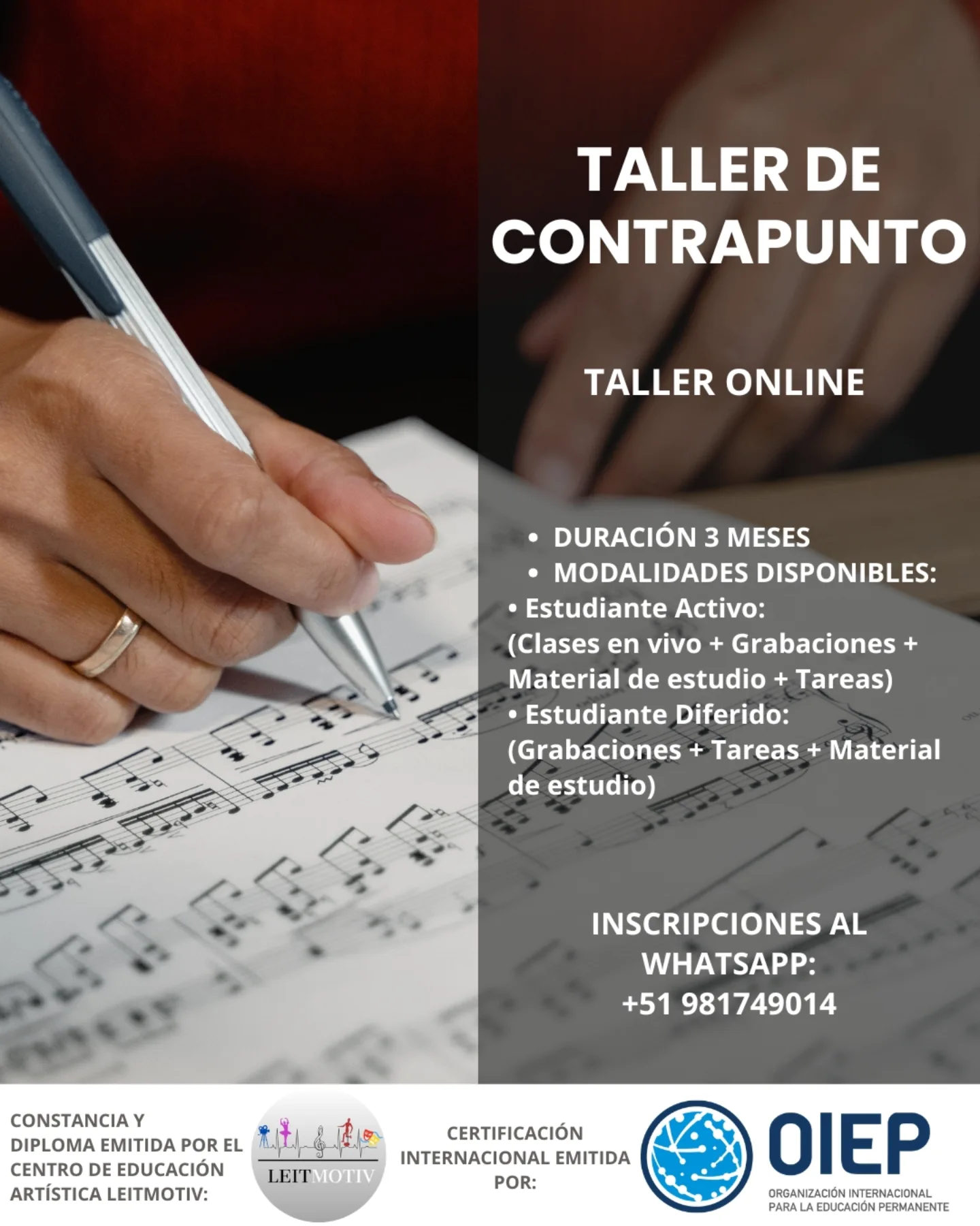 CC - 🎓 Taller de Contrapunto – Online 3 meses de formación intensiva ...