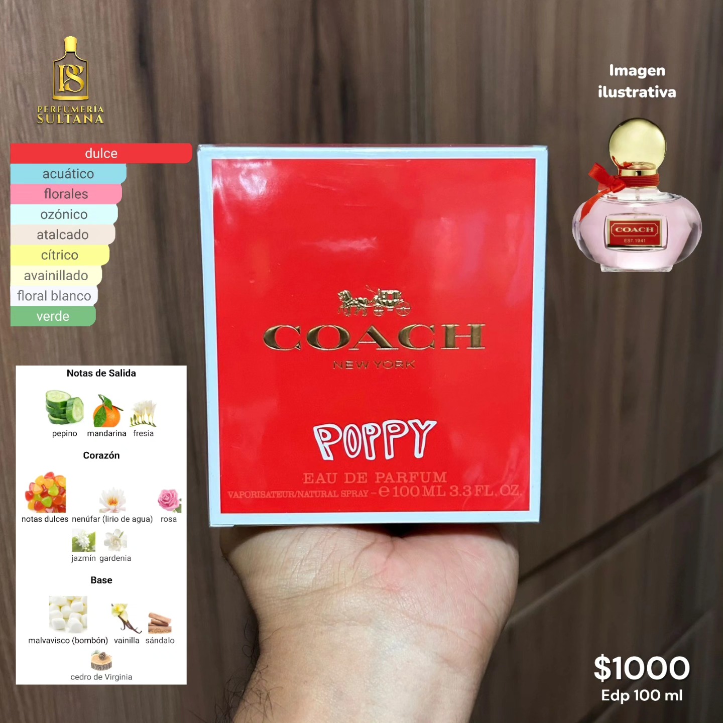 Perfumería - 🌸 Alegre, dulce y encantadoramente femenina 🌸 Coach Poppy ...