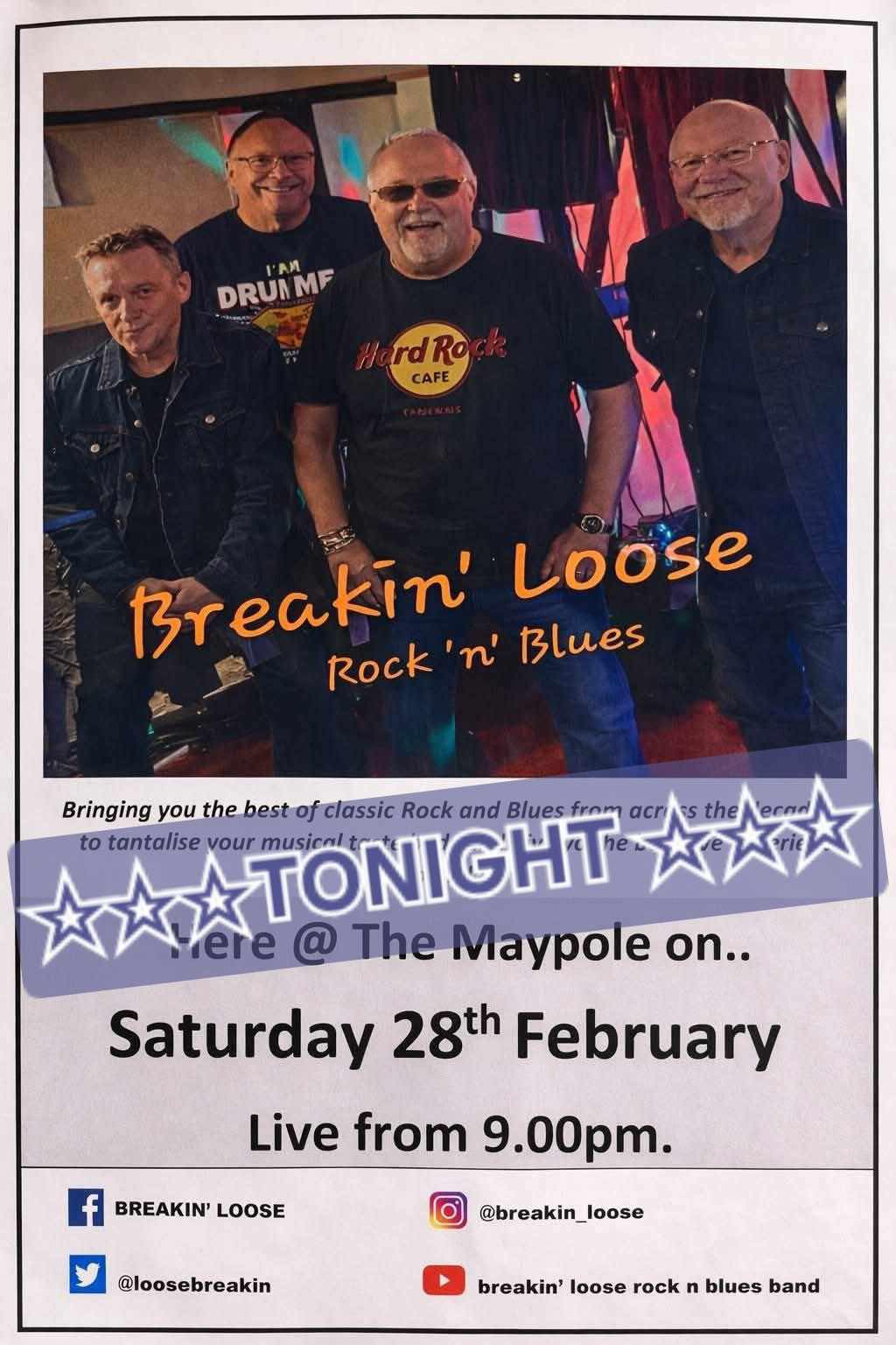 🎸 TONIGHT at The Maypole! 🎸 Breakin’... - The Maypole Inn | Facebook