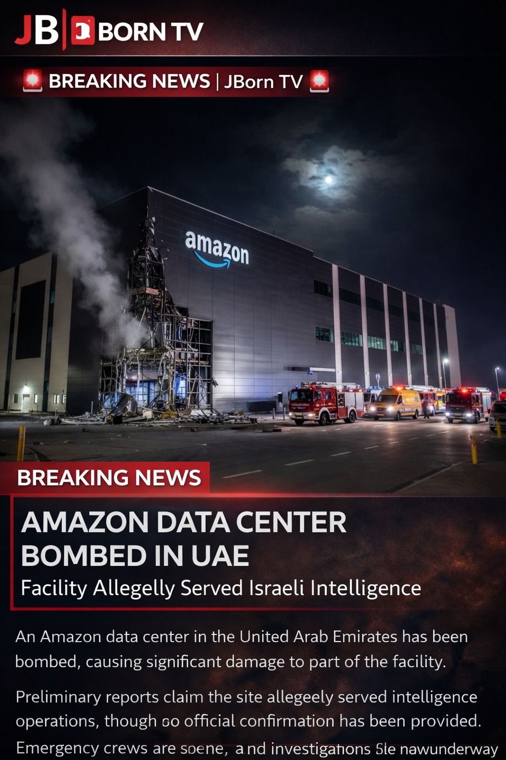JBorn TV - 🚨 BREAKING NEWS | JBorn TV 🚨 An Amazon data... | Facebook