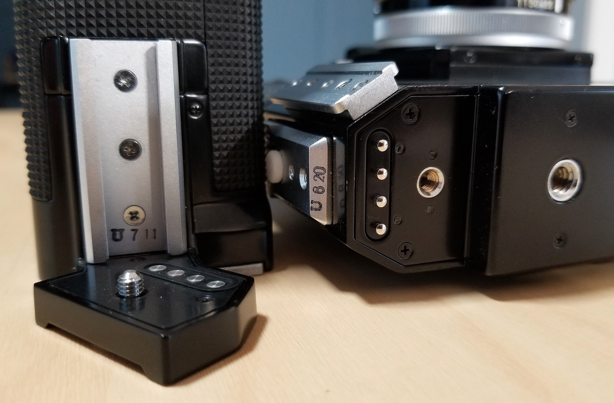 What are the variations in Canon motor drive MF models?
