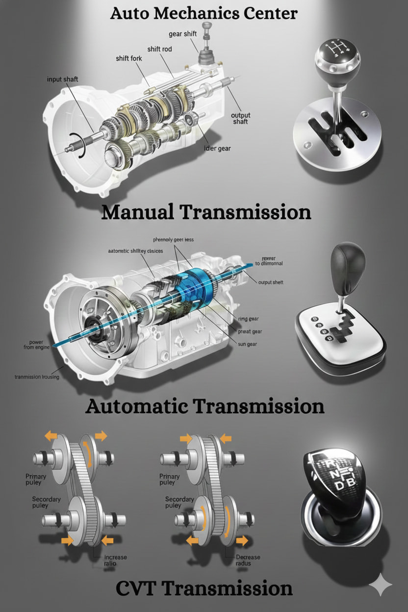 Auto - The transmission is the crucial component that translates the ...
