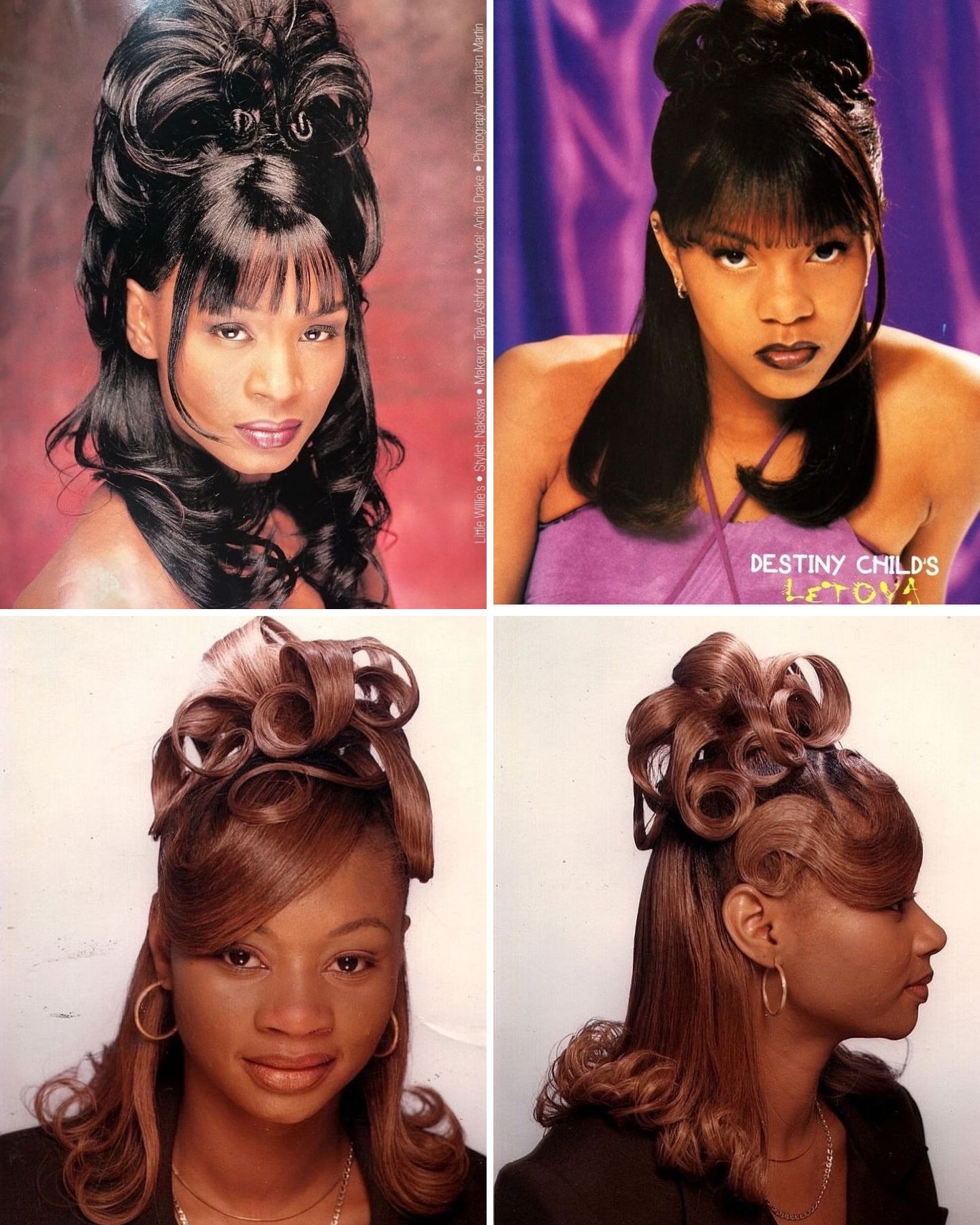 tete様 Back in the day this hairstyle was the TEAAAA @retroeditnyc