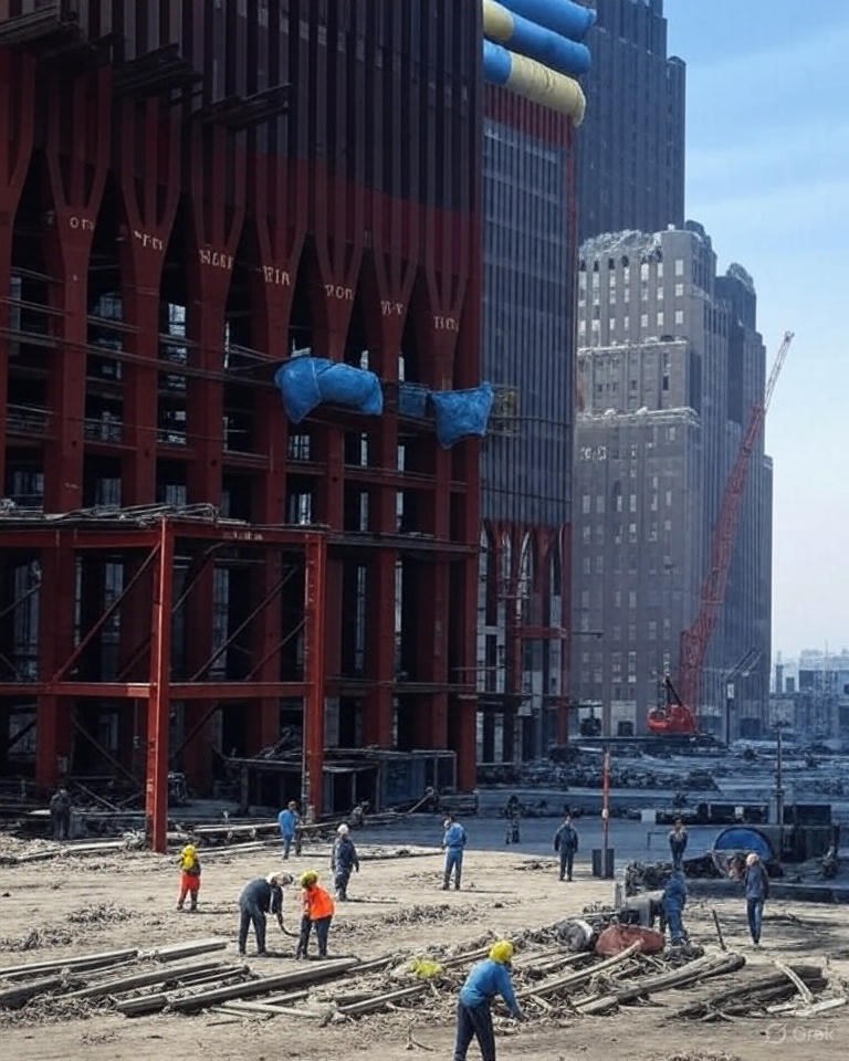 1972 World Trade Center construction photo