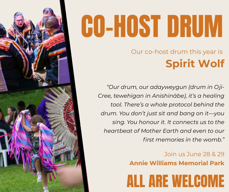 See - Our co-host drum this year is Spirit Wolf. Led by Randy ...