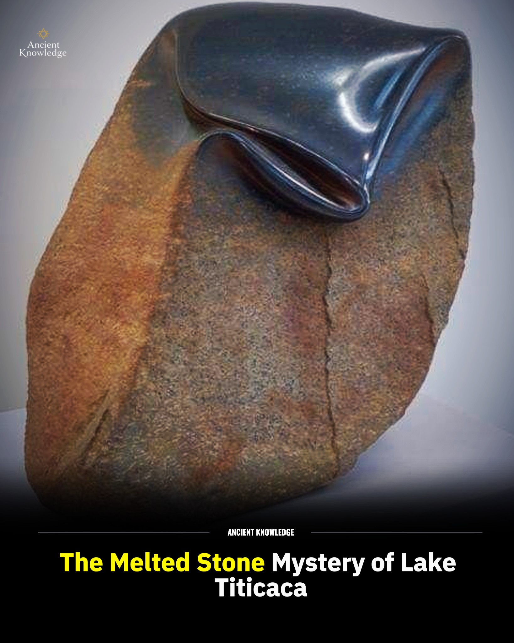 A mysterious basalt artifact found near Lake Titicaca exhibits a